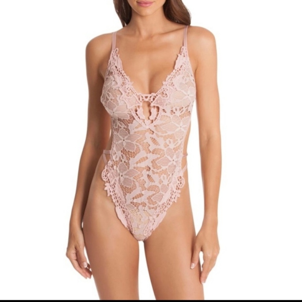 In bloom by jonquil flourish thong teddy bodysuit